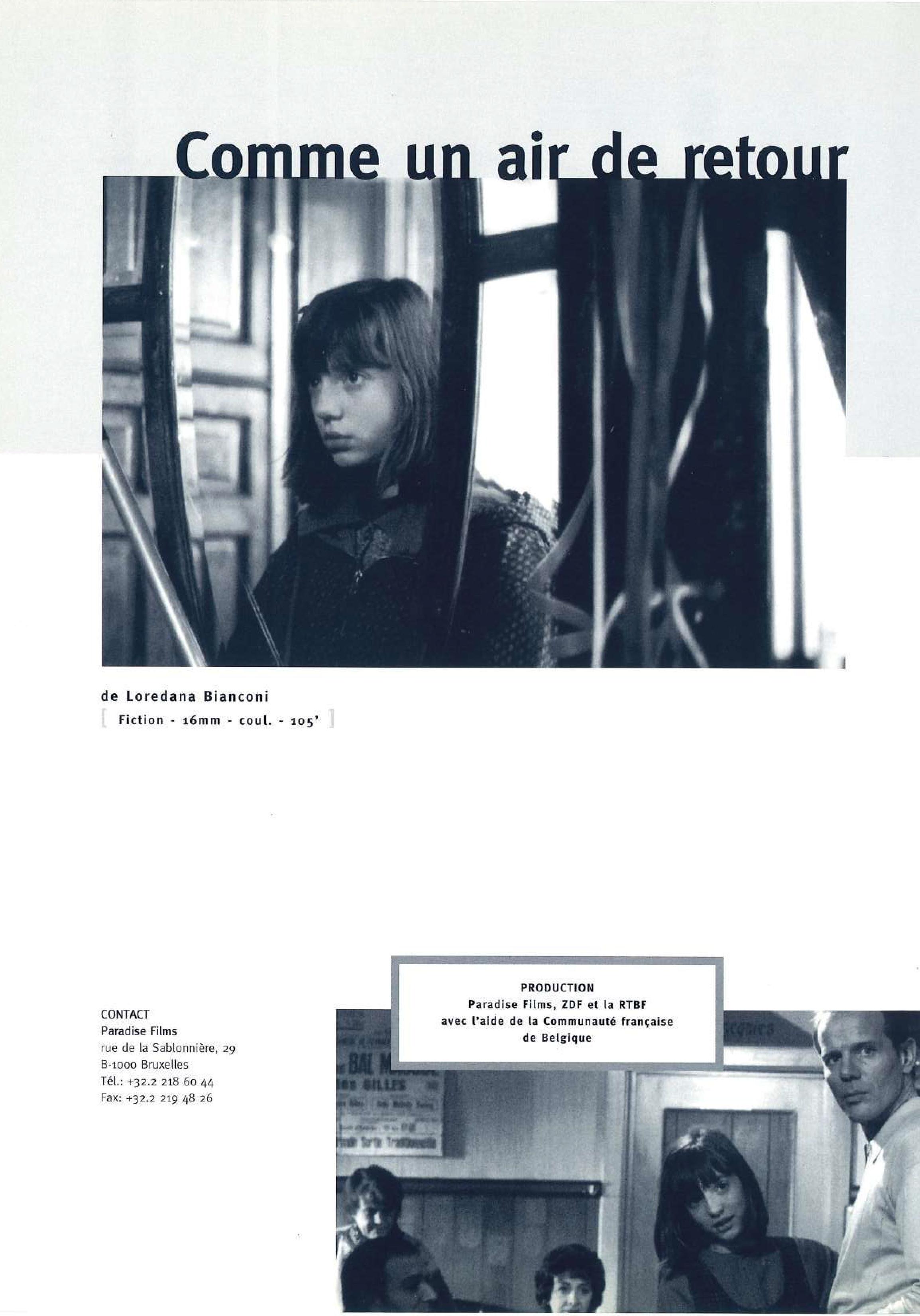 Couverture du film Comme un air de retour