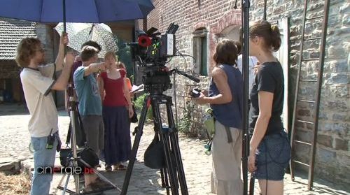 Sur le tournage de Jacques a vu &copy; Cinergie