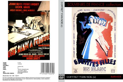 Couverture du film Six petites filles en blanc/Une main a frappé - (Coffret)