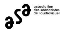 Photo Association des Scénaristes de l'Audiovisuel -ASA